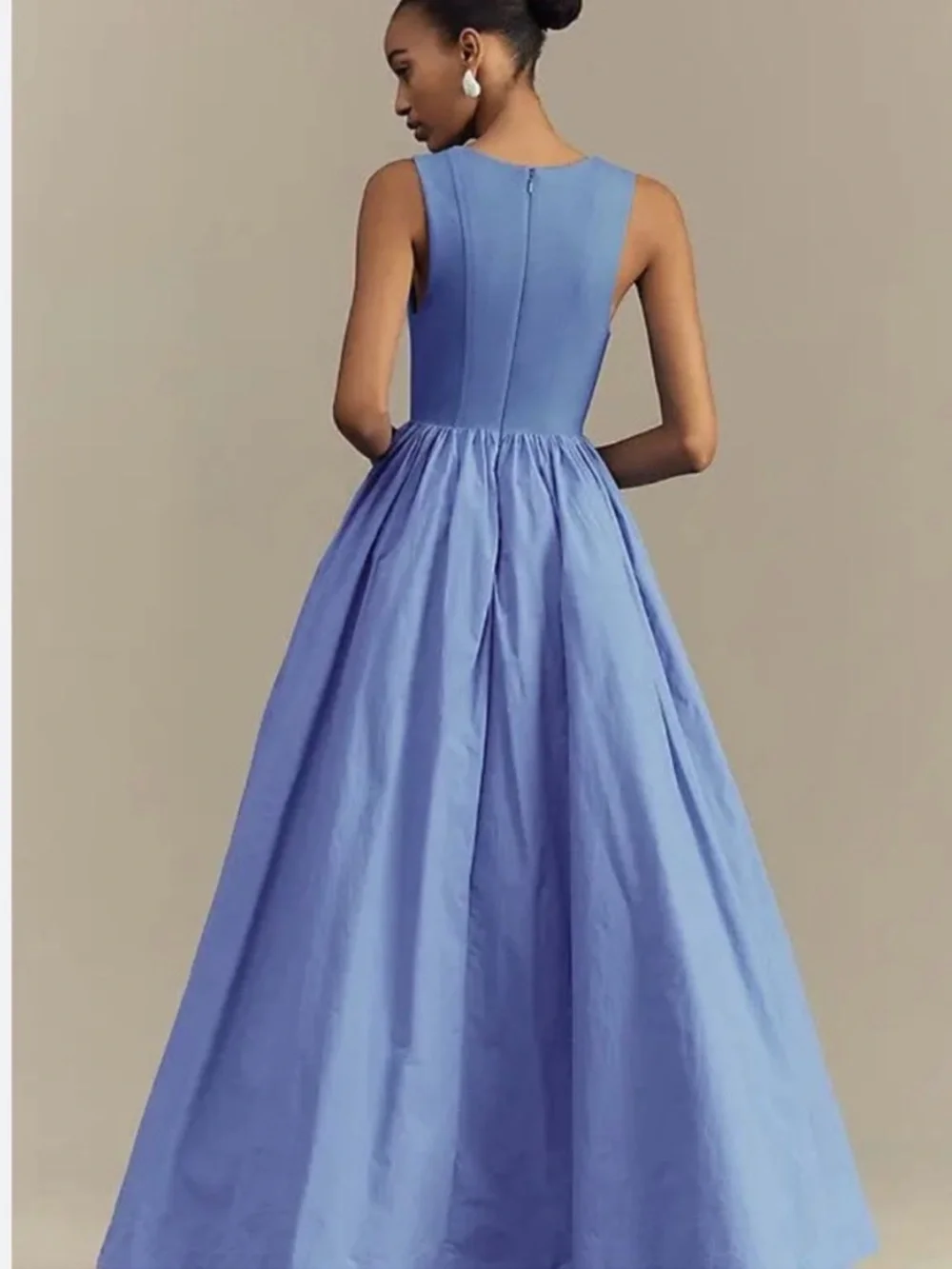 NWT BHLDN Josie Scoop-Neck Corset Fit & Flare Maxi Dress Size L - Picture 3 of 8